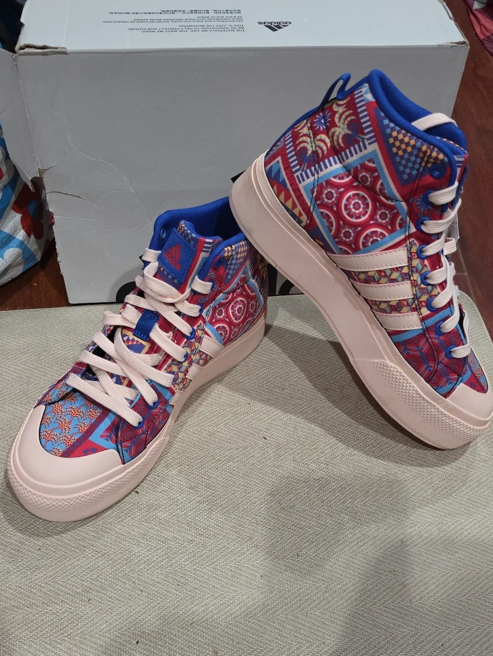 NWT Women's Adidas X Farm Rio Bravada 2.0 Platform High Tops